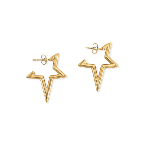 Star Studded Earrings - Waterproof/18k Gold