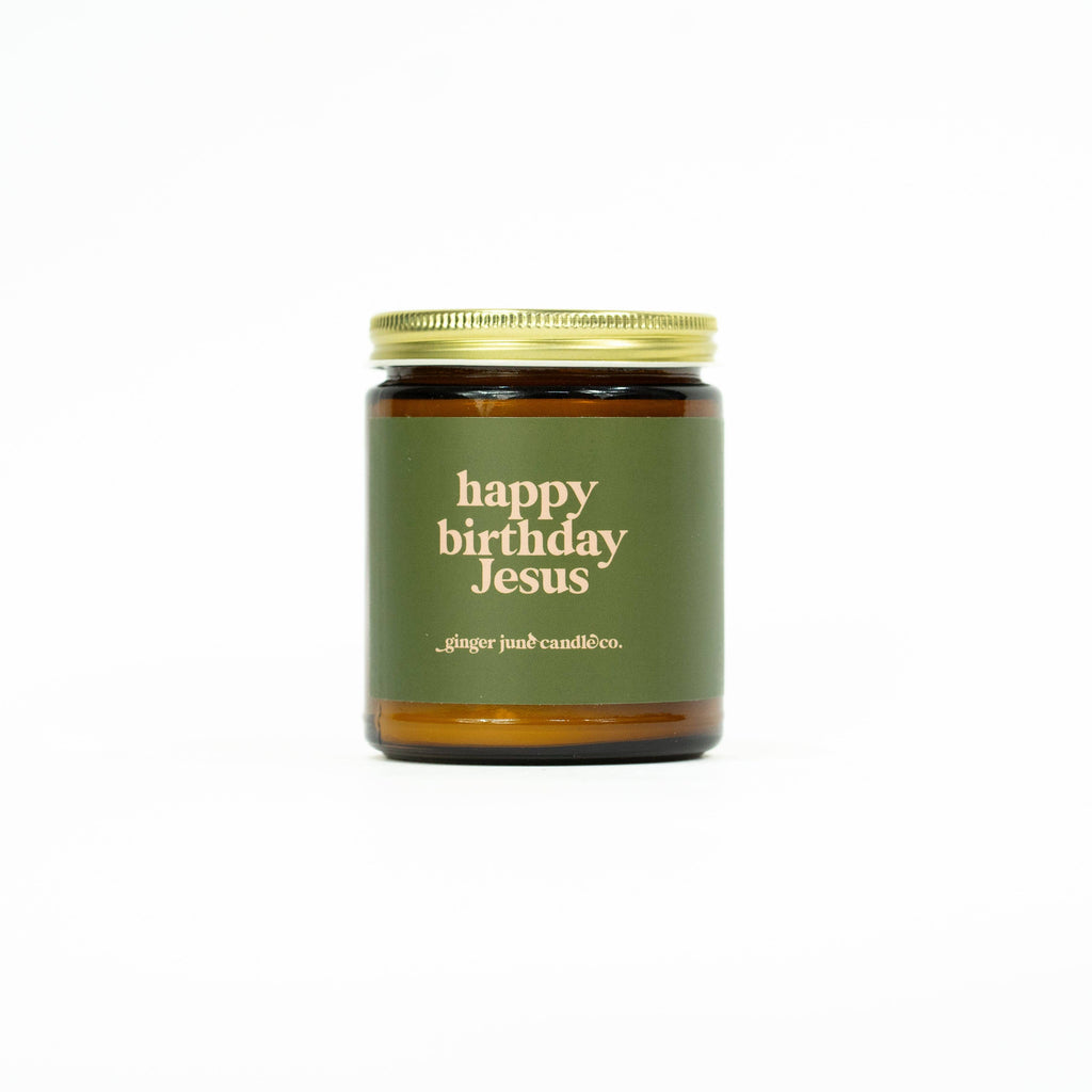 Happy Birthday Jesus • soy candle • (100% essential oil)