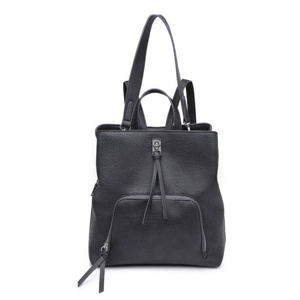 Genevieve Convertible Backpack - Black