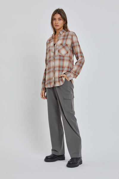 Classic Plaid Flannel - Almond