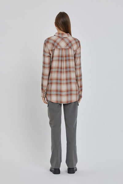 Classic Plaid Flannel - Almond
