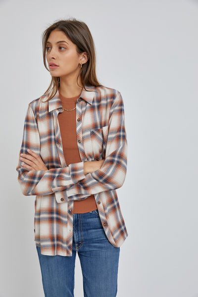 Classic Plaid Flannel - Caramel