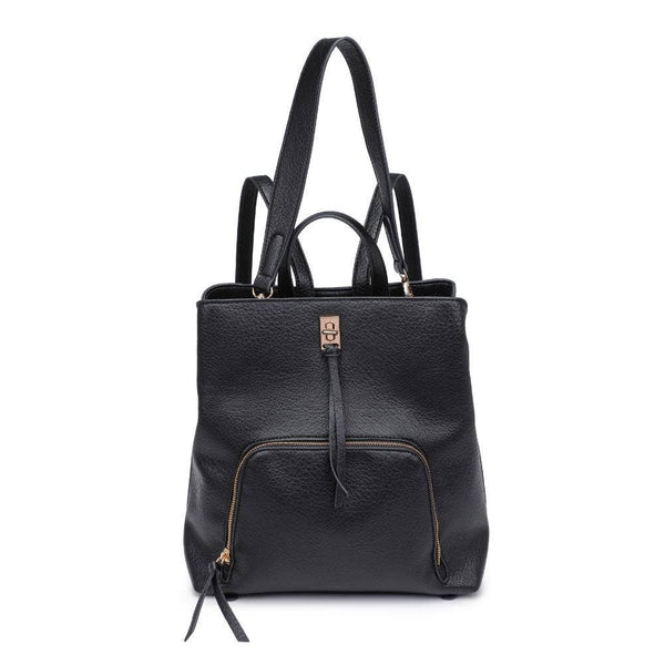 Genevieve Convertible Backpack - Black
