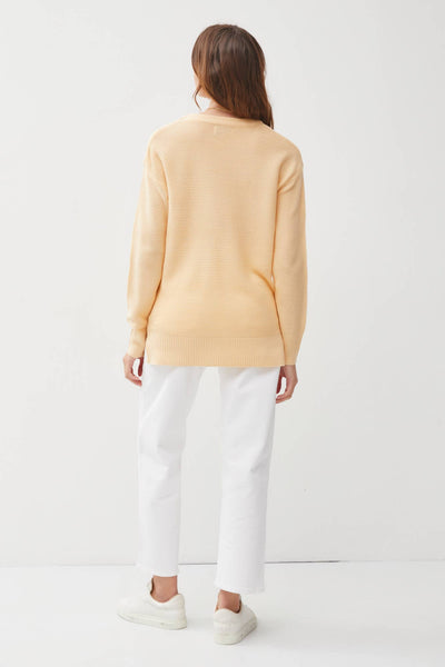 The Kick-Back Sweater - Banana