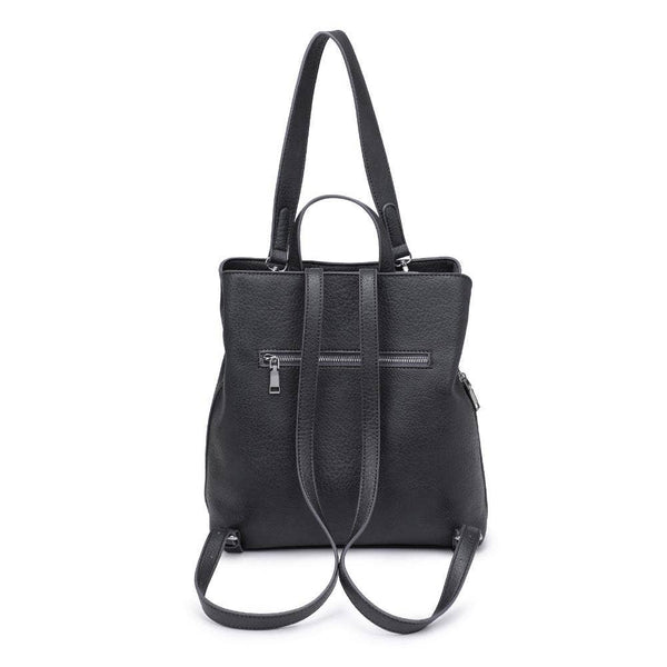 Genevieve Convertible Backpack - Black