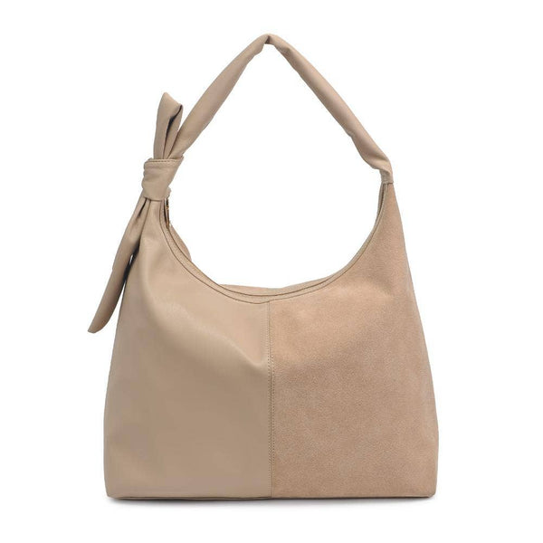 Hazel - Genuine Suede Knot Hobo