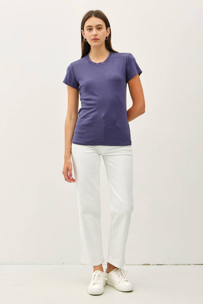CLASSIC COTTON BLEND CREWNECK T-SHIRT
