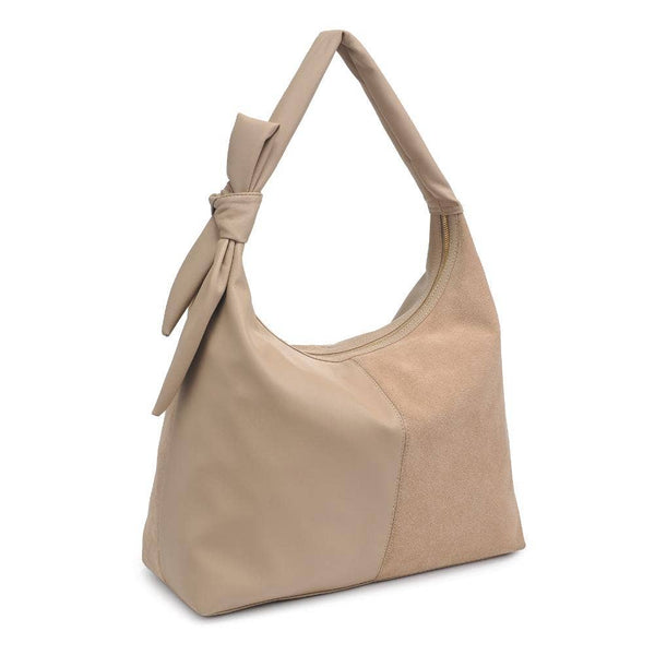 Hazel - Genuine Suede Knot Hobo