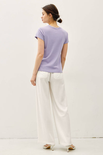 CLASSIC COTTON BLEND CREWNECK T-SHIRT