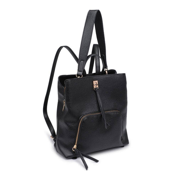 Genevieve Convertible Backpack - Black