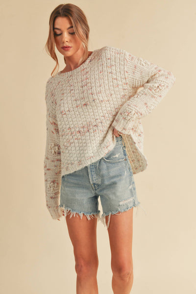 Lani Knit Sweater - White