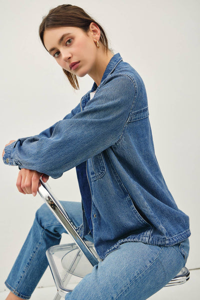 Tencel Denim Utility Jacket