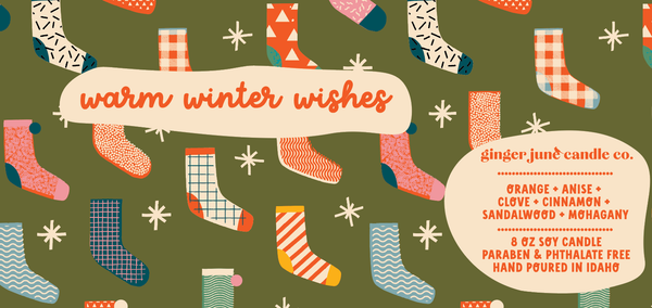 WARM WINTER WISHES • soy candle •