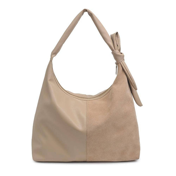 Hazel - Genuine Suede Knot Hobo