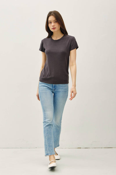 CLASSIC COTTON BLEND CREWNECK T-SHIRT