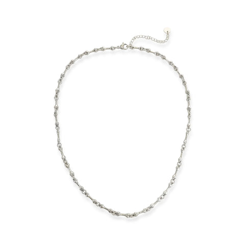 Lily Necklace - Waterproof/Rhodium