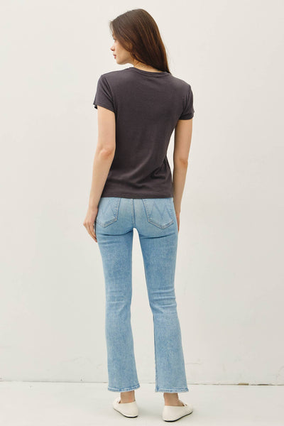 CLASSIC COTTON BLEND CREWNECK T-SHIRT