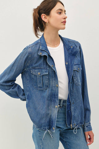 Tencel Denim Utility Jacket