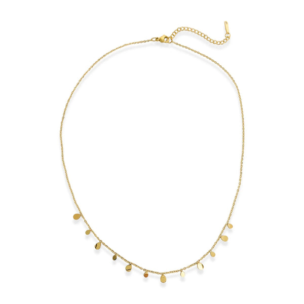 Dangle Charm Necklace - Waterproof/18k Gold