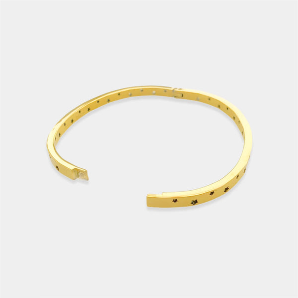 Tiny Star Bangle Bracelet - Waterproof/18k Gold