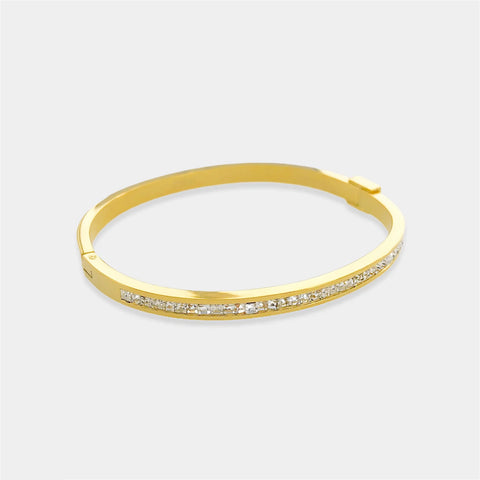Avery Bangle Bracelet - Waterproof/18k Gold