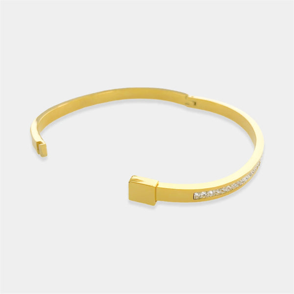Avery Bangle Bracelet - Waterproof/18k Gold