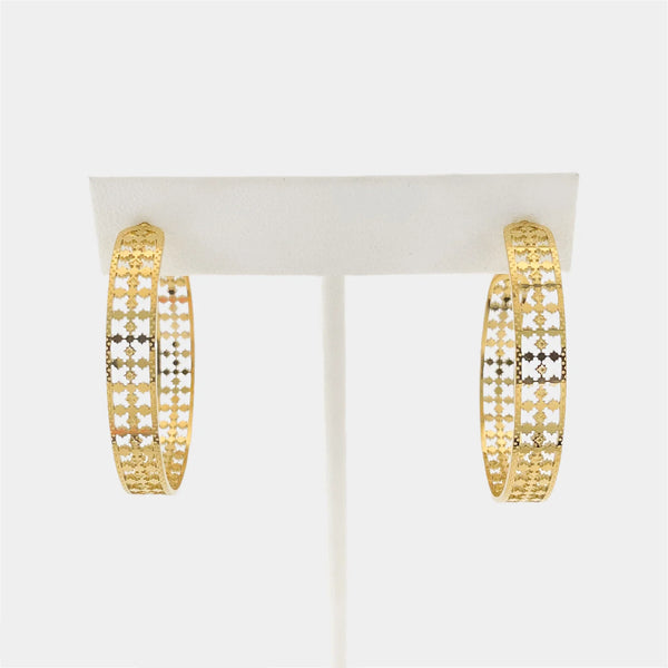 Kristin Hoop Earrings - Waterproof/18k Gold