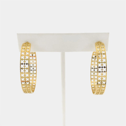 Kristin Hoop Earrings - Waterproof/18k Gold