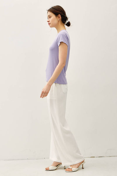 CLASSIC COTTON BLEND CREWNECK T-SHIRT