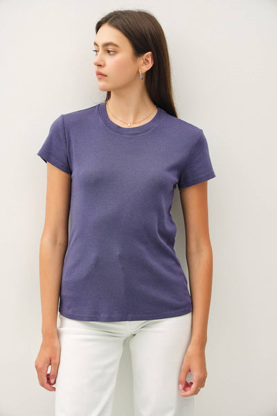 CLASSIC COTTON BLEND CREWNECK T-SHIRT