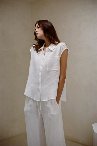 Sunrise Sail Top - Off White