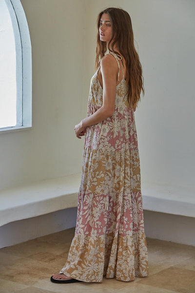 Golden Hour Floral Maxi Dress