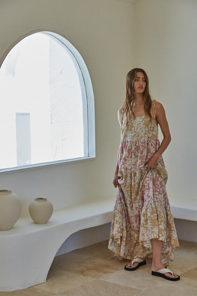 Golden Hour Floral Maxi Dress