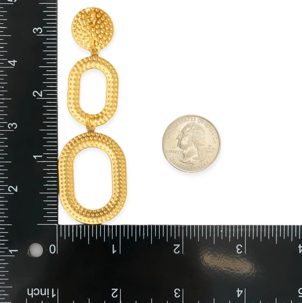 Eleanor Earrings - Waterproof/Rhodium