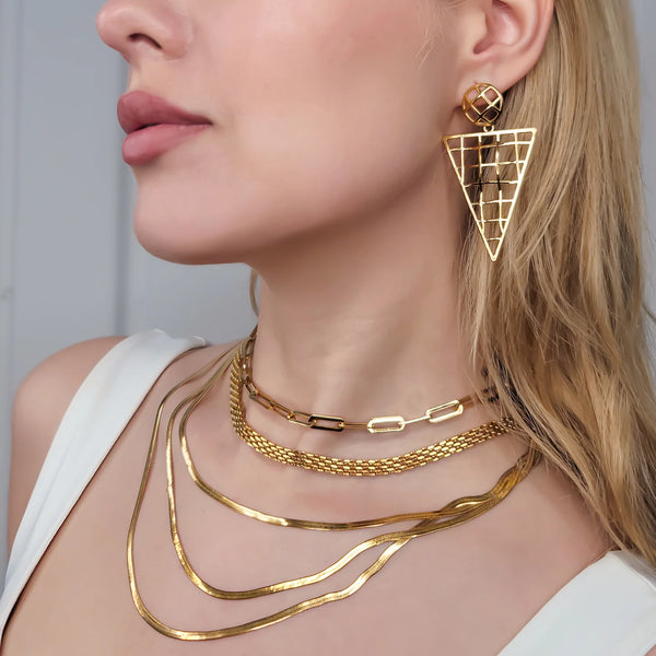 Kacie Water Resistant Necklace - Gold