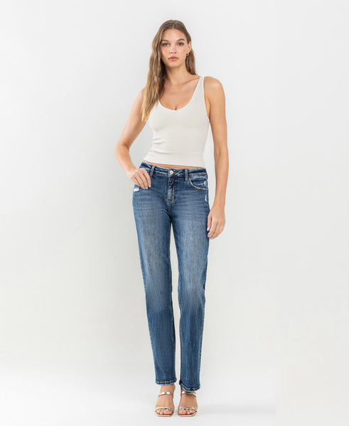 Gracie Mid-Rise Straight Jean