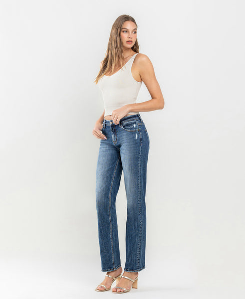 Gracie Mid-Rise Straight Jean