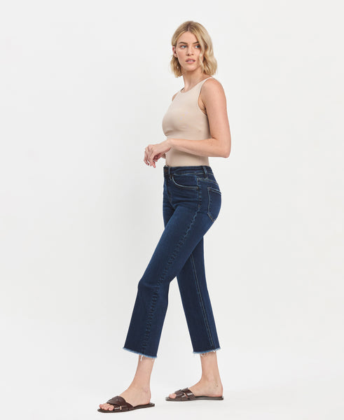 High Rise Ankle Straight