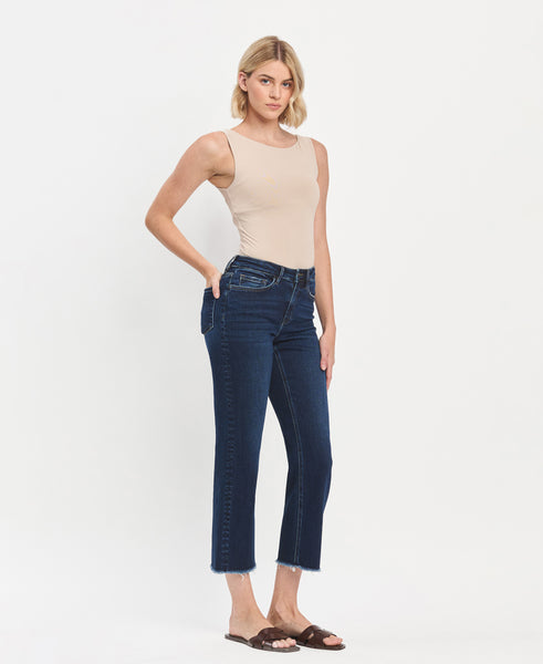High Rise Ankle Straight