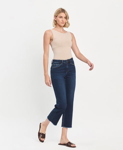 High Rise Ankle Straight