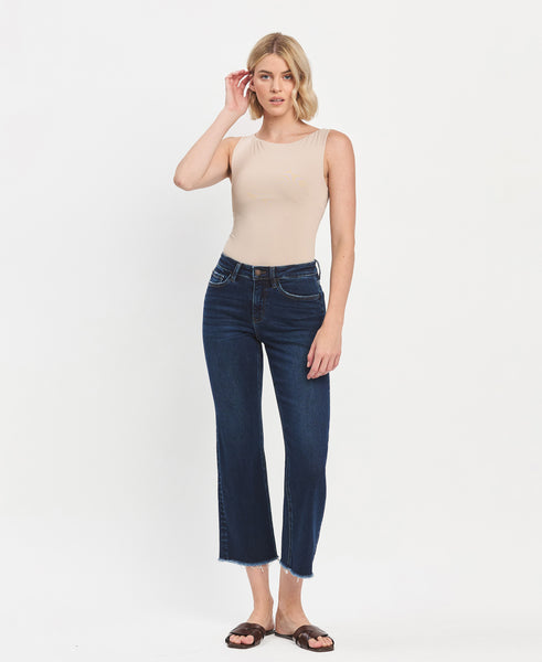High Rise Ankle Straight