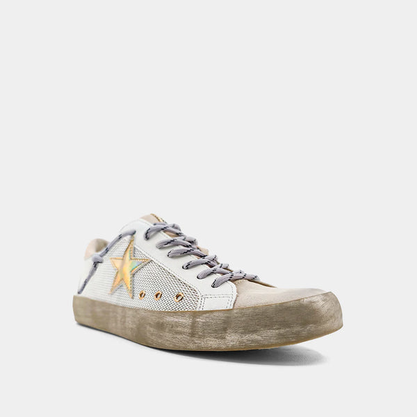 Shu Shop Paula Sneaker - Bone Mesh