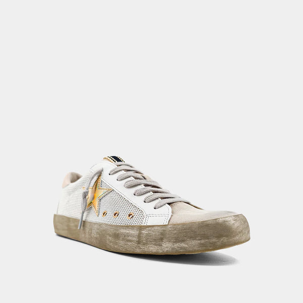 Shu Shop Paula Sneaker - Bone Mesh