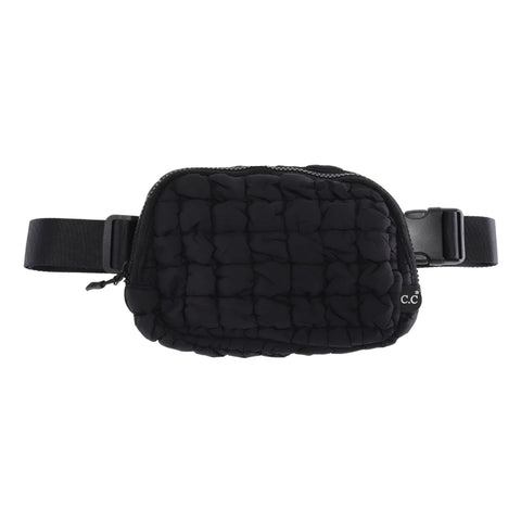 CC Beanie Quilted Puff Belt Bag