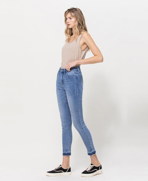 Non Distressed Crop Skinny Jeans