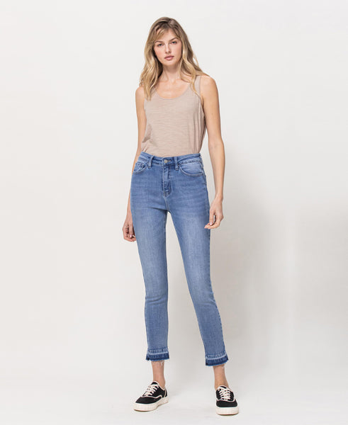 Non Distressed Crop Skinny Jeans