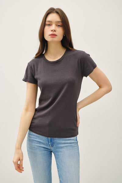 CLASSIC COTTON BLEND CREWNECK T-SHIRT