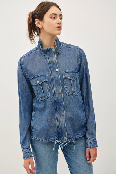 Tencel Denim Utility Jacket