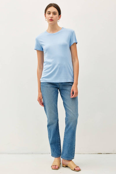 CLASSIC COTTON BLEND CREWNECK T-SHIRT