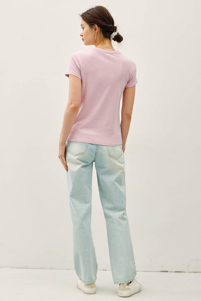 CLASSIC COTTON BLEND CREWNECK T-SHIRT